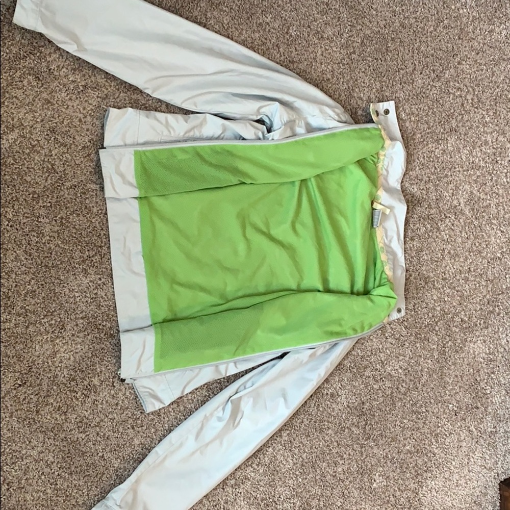 Merrell cream rain jacket